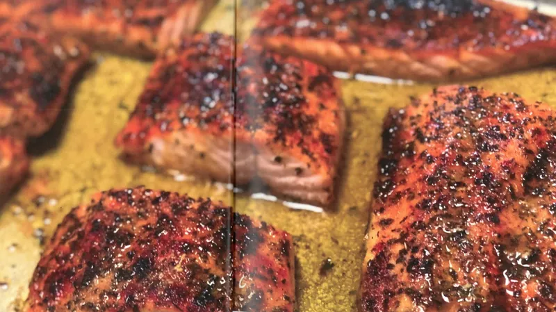 Oven Roasted Salmon Steaks