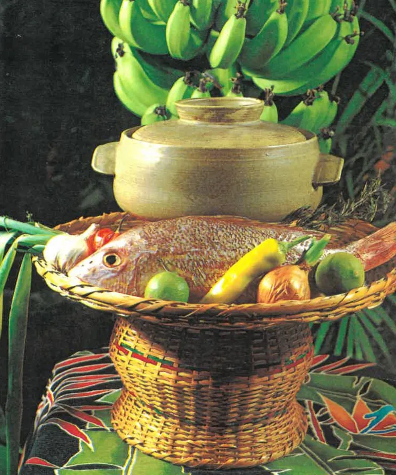 Red Snapper and Green Fig Soup